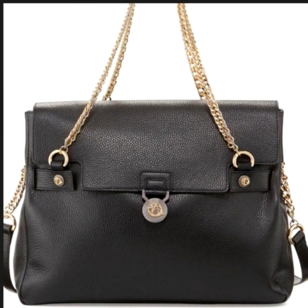 Versace Collection Leather Handbag